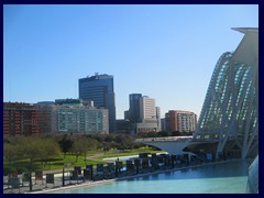 City of Arts and Sciences 020 - skyline next to the science museum.